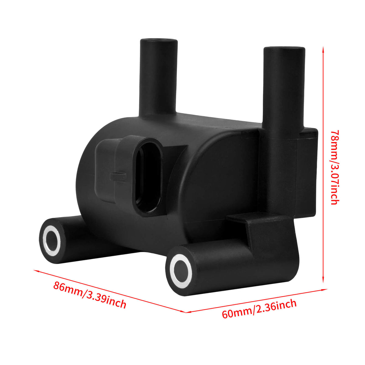 0.5 Ohm Motorcycle Ignition Coil 31696-07A for Harley Twin Cam 2007-2017 | Mactions