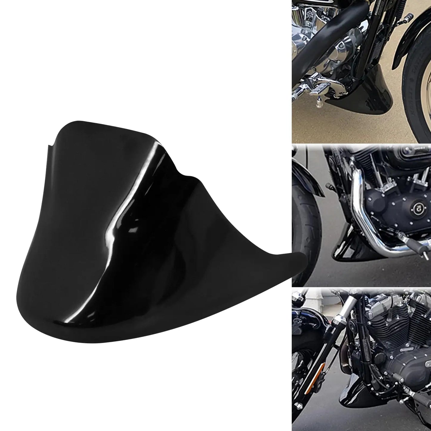 Front Fairing Fender Chin Spoiler Mudguard For Harley Sportster 2004-2022 | Mactions