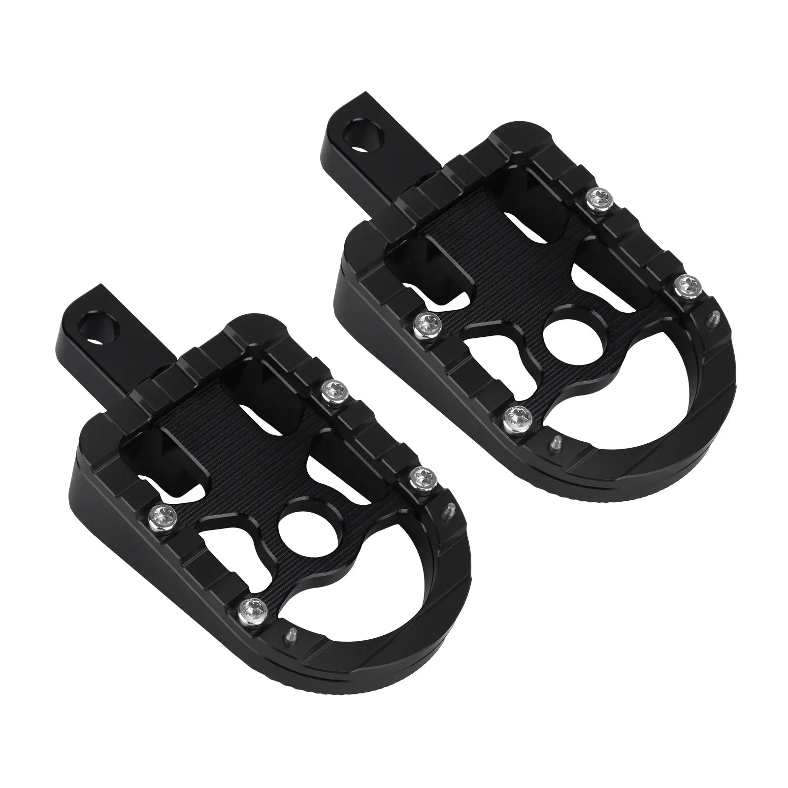 Rear Footpegs Passenger Floorboards Pedal For Harley Softail Touring Dyna FLHR FL