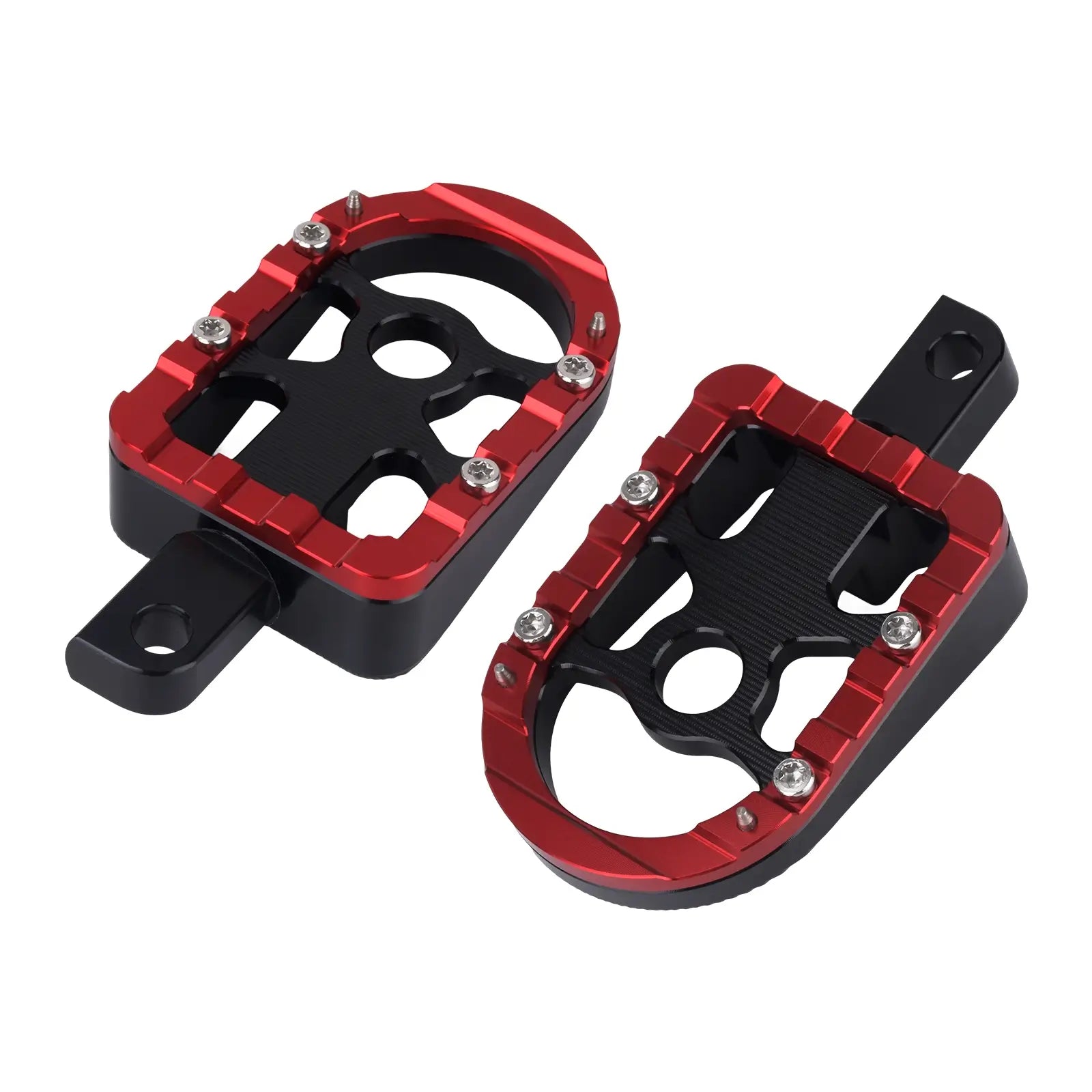 Rear Footpegs Passenger Floorboards Pedal For Harley Softail Touring Dyna FLHR FL