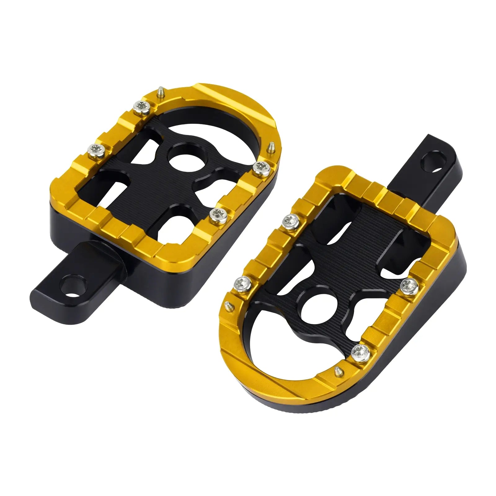 Rear Footpegs Passenger Floorboards Pedal For Harley Softail Touring Dyna FLHR FL