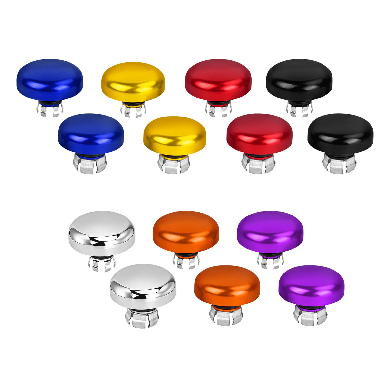Custom CNC Front Axle Nut Covers for Harley Touring 2024-2025 | Mactions