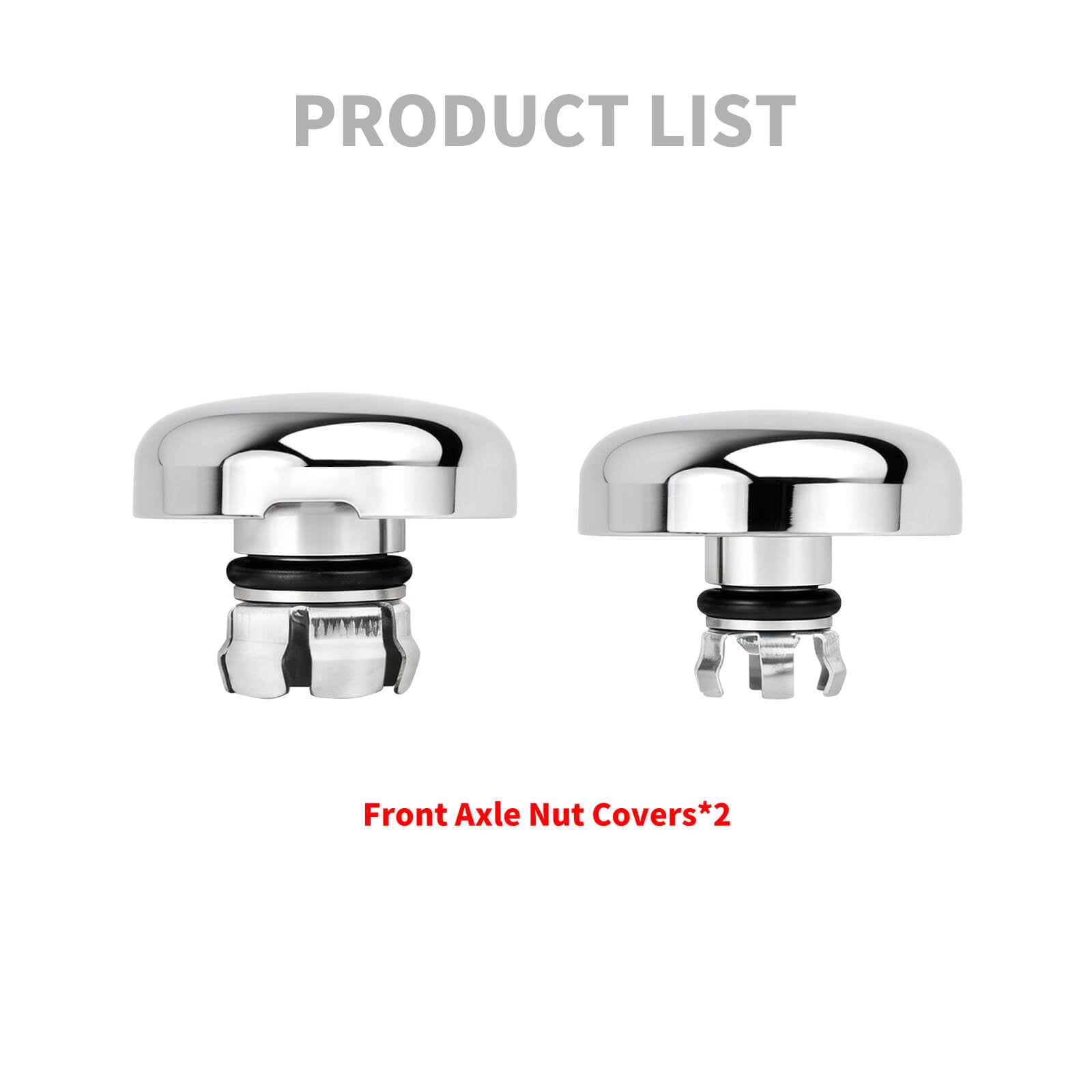 Custom CNC Front Axle Nut Covers for Harley Touring 2024-2025 | Mactions