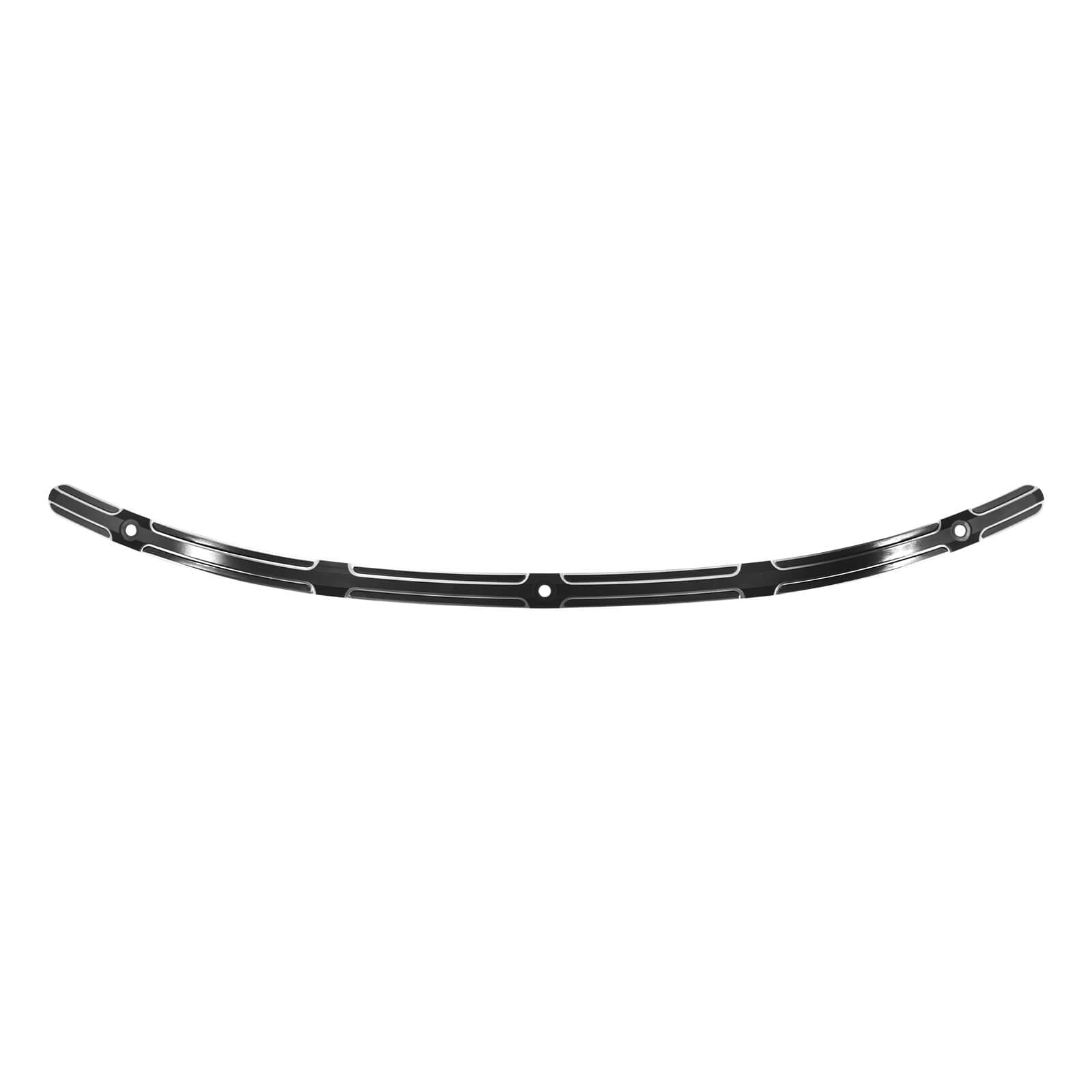 Black Cut Reised Windshield Trim For Harley Touring Electra Street Glide '14-'23