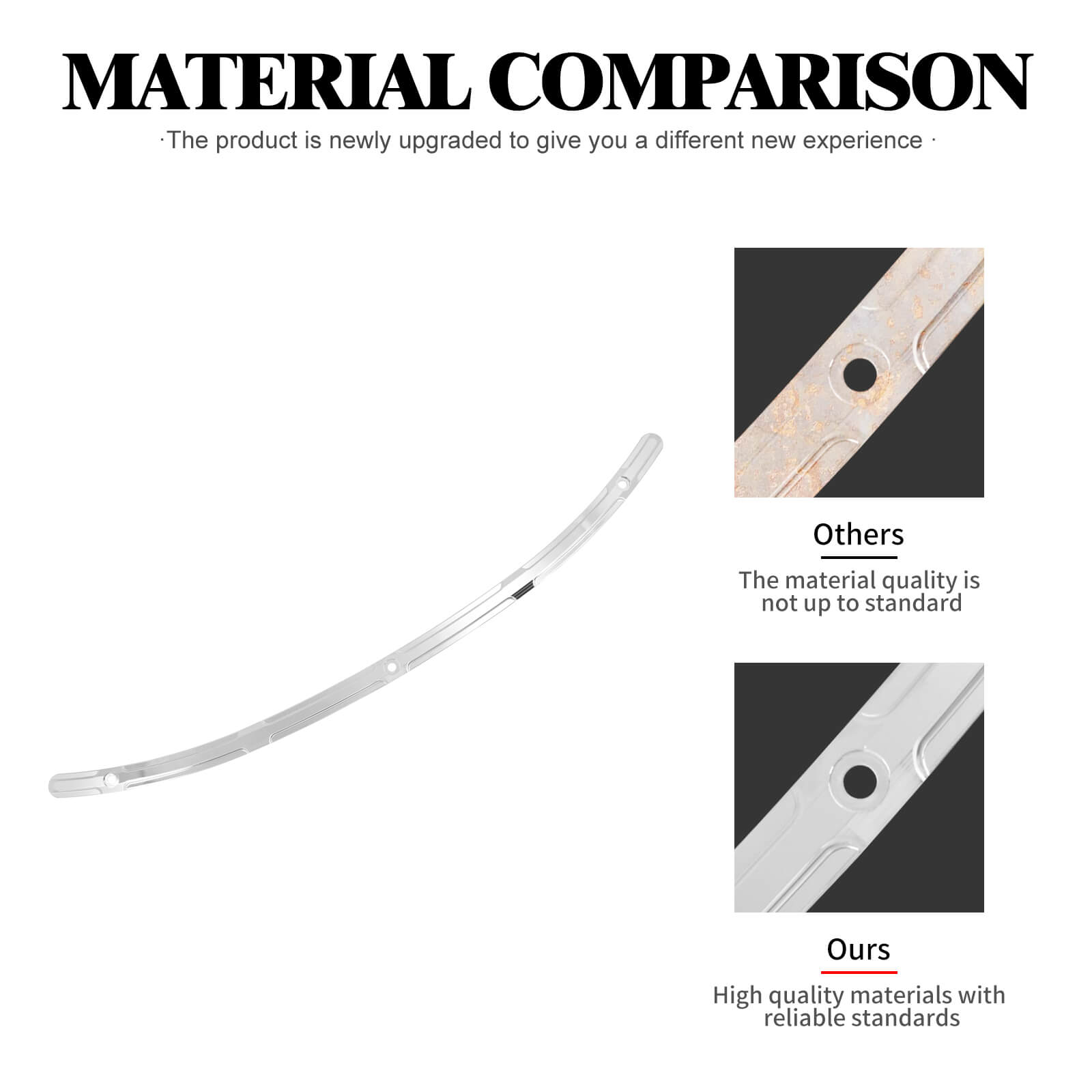 Black Cut Reised Windshield Trim For Harley Touring Electra Street Glide '14-'23