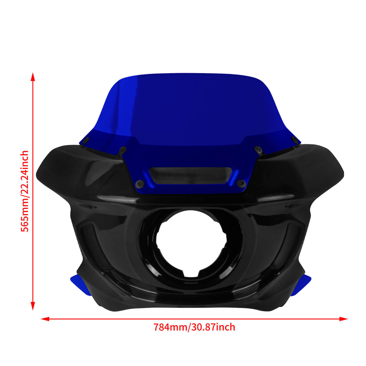 zhfr0036 jg mactions colored windshield fairing kit dyna 2011 blue size