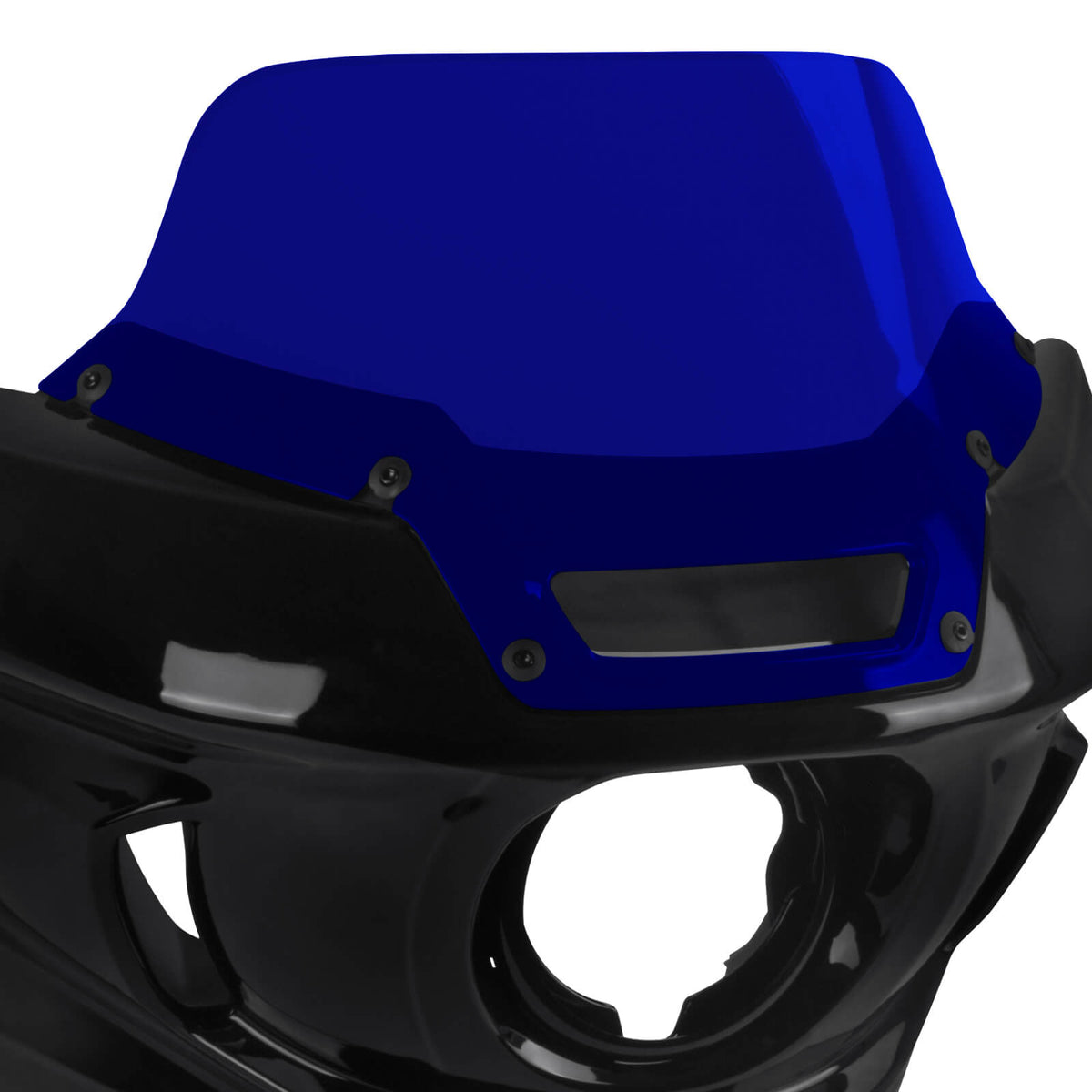 zhfr0036 jg mactions colored windshield fairing kit dyna 2012 blue close up
