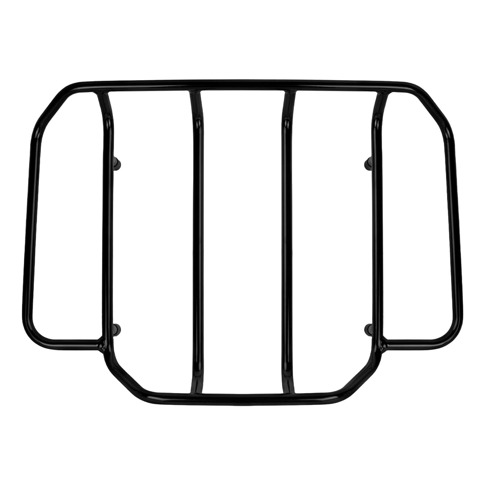 zhlu0035 jg mactions razor luggage tour trunk top rack set harley touring 2016 black top rack