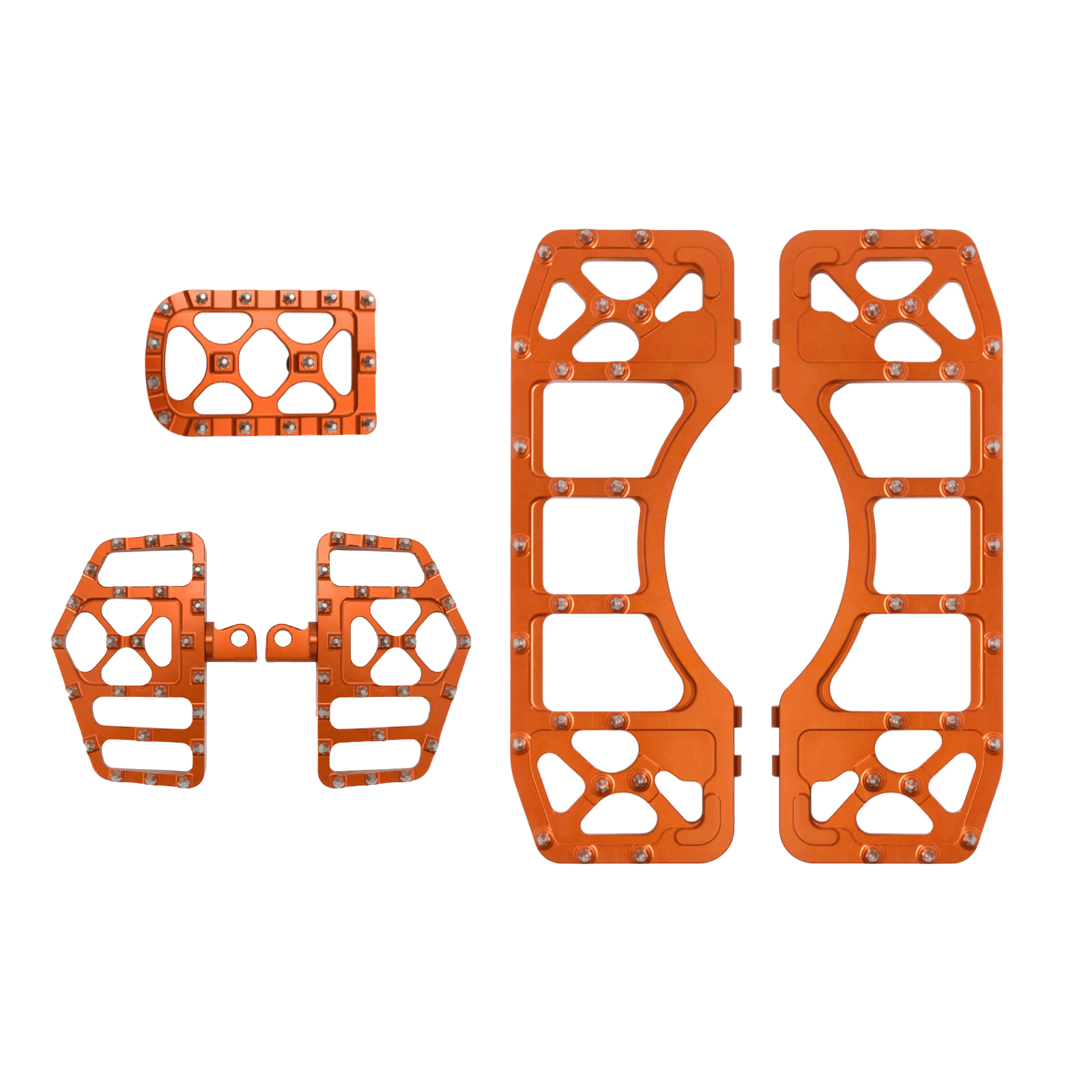 MX Style Footboards Set Floorboards with Brake Pedal for Harley Models | Mactions