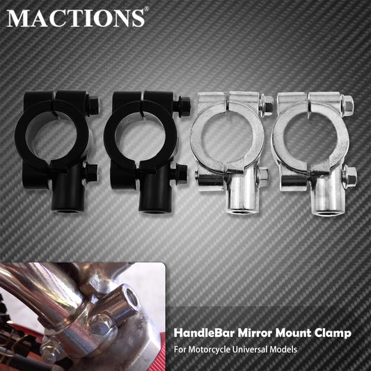 Motorcycle Mirror Mount Clamp | Mactions